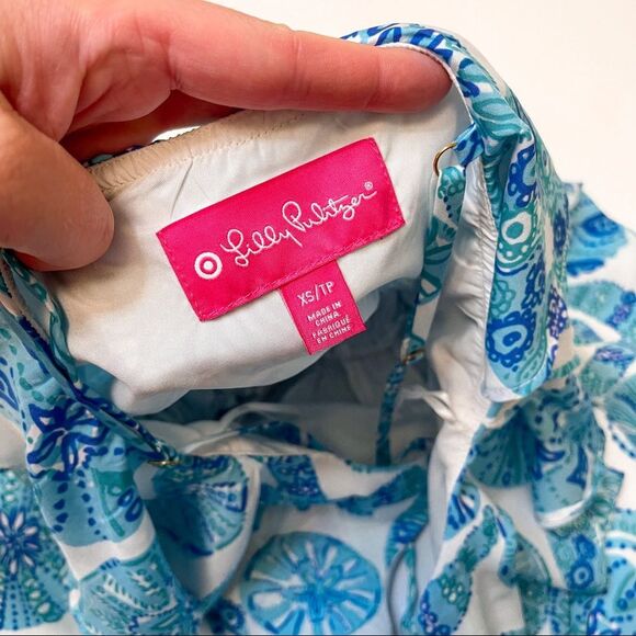 Lilly Pulitzer Blue Sea Urchin Dress Size XS - Picture 7 of 11
